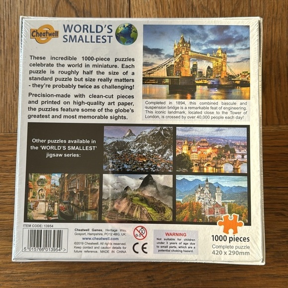 World's Smallest Puzzle - Suspension Bridge - Picture 2 of 2